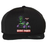 Grave Digger Monster Truck Wool Snapback Cap