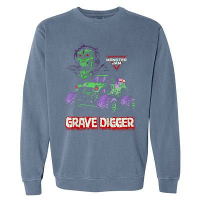 Grave Digger Monster Truck Garment-Dyed Sweatshirt