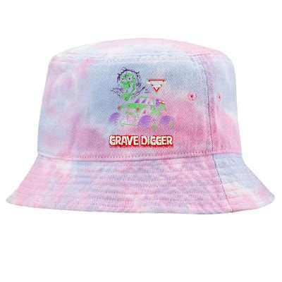 Grave Digger Monster Truck Tie-Dyed Bucket Hat