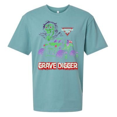 Grave Digger Monster Truck Sueded Cloud Jersey T-Shirt