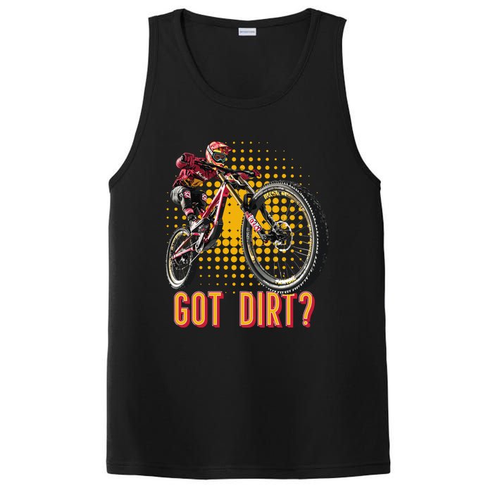 Got Dirt? Mountain Bike Retro Vintage PosiCharge Competitor Tank