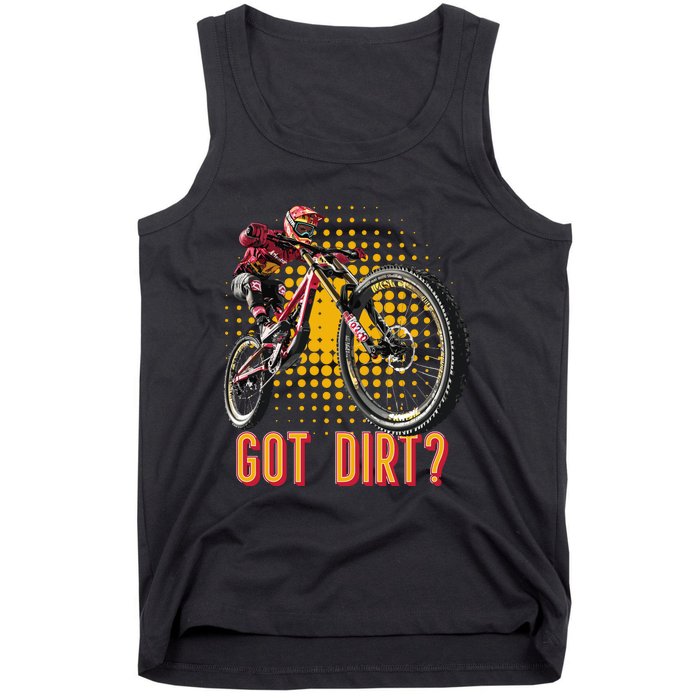 Got Dirt? Mountain Bike Retro Vintage Tank Top