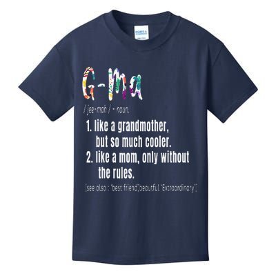 GMa Definition Mother's Day & Birthday Gift Grandmother Kids T-Shirt