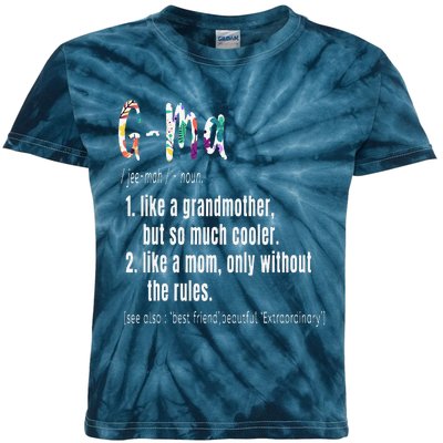 GMa Definition Mother's Day & Birthday Gift Grandmother Kids Tie-Dye T-Shirt