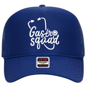 Gastro Doctor Medical Assistant Gastroenterology Gift Funny Gift High Crown Mesh Back Trucker Hat