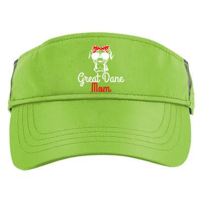 Great Dane Mom Vintage Funny Cute Dog Great Dane Mama Cool Gift Adult Drive Performance Visor