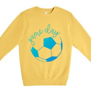 Game Day Mom Soccer Gift Premium Crewneck Sweatshirt