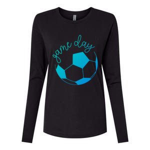 Game Day Mom Soccer Gift Womens Cotton Relaxed Long Sleeve T-Shirt