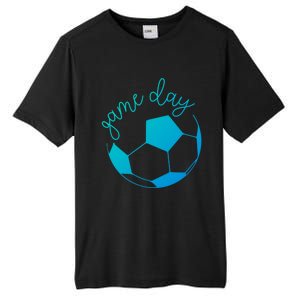 Game Day Mom Soccer Gift Tall Fusion ChromaSoft Performance T-Shirt