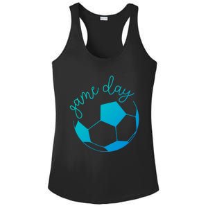 Game Day Mom Soccer Gift Ladies PosiCharge Competitor Racerback Tank