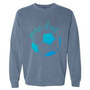 Game Day Mom Soccer Gift Garment-Dyed Sweatshirt