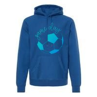 Game Day Mom Soccer Gift Premium Hoodie