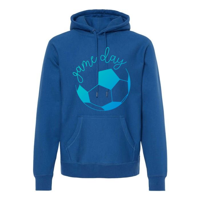 Game Day Mom Soccer Gift Premium Hoodie