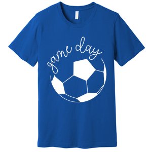 Game Day Mom Soccer Gift Premium T-Shirt