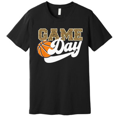 Game Day Mom Mothers Day Basketball Player Sports Premium T-Shirt