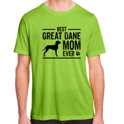 Great Dane Mom Best Dog Owner Ever Adult ChromaSoft Performance T-Shirt