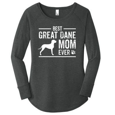 Great Dane Mom Best Dog Owner Ever Women's Perfect Tri Tunic Long Sleeve Shirt