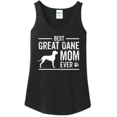 Great Dane Mom Best Dog Owner Ever Ladies Essential Tank