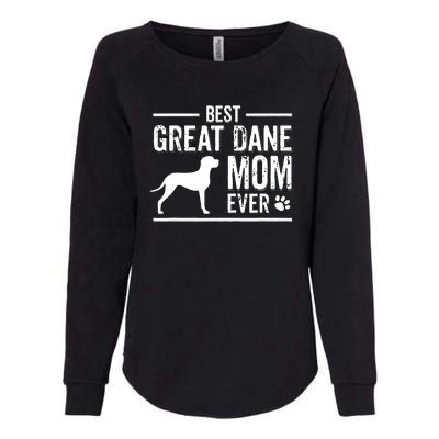 Great Dane Mom Best Dog Owner Ever Womens California Wash Sweatshirt