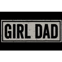 Girl Dad Men Proud Father Of Girl Fathers Day Vintage Bumper Sticker