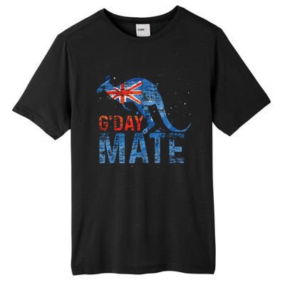 G Day Mate Kangaroo Aussie Animal Australia Flag Australia Tall Fusion ChromaSoft Performance T-Shirt