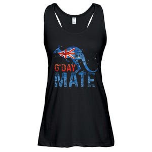 G Day Mate Kangaroo Aussie Animal Australia Flag Australia Ladies Essential Flowy Tank