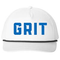 Grit Detroit Michigan Snapback Five-Panel Rope Hat