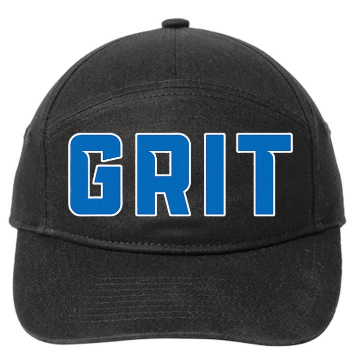 Grit Detroit Michigan 7-Panel Snapback Hat