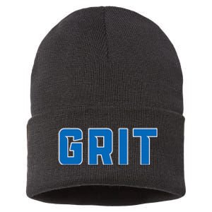 Grit Detroit Michigan Sustainable Knit Beanie