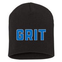 Grit Detroit Michigan Short Acrylic Beanie