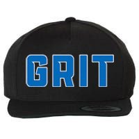 Grit Detroit Michigan Wool Snapback Cap