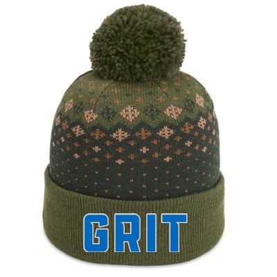 Grit Detroit Michigan The Baniff Cuffed Pom Beanie