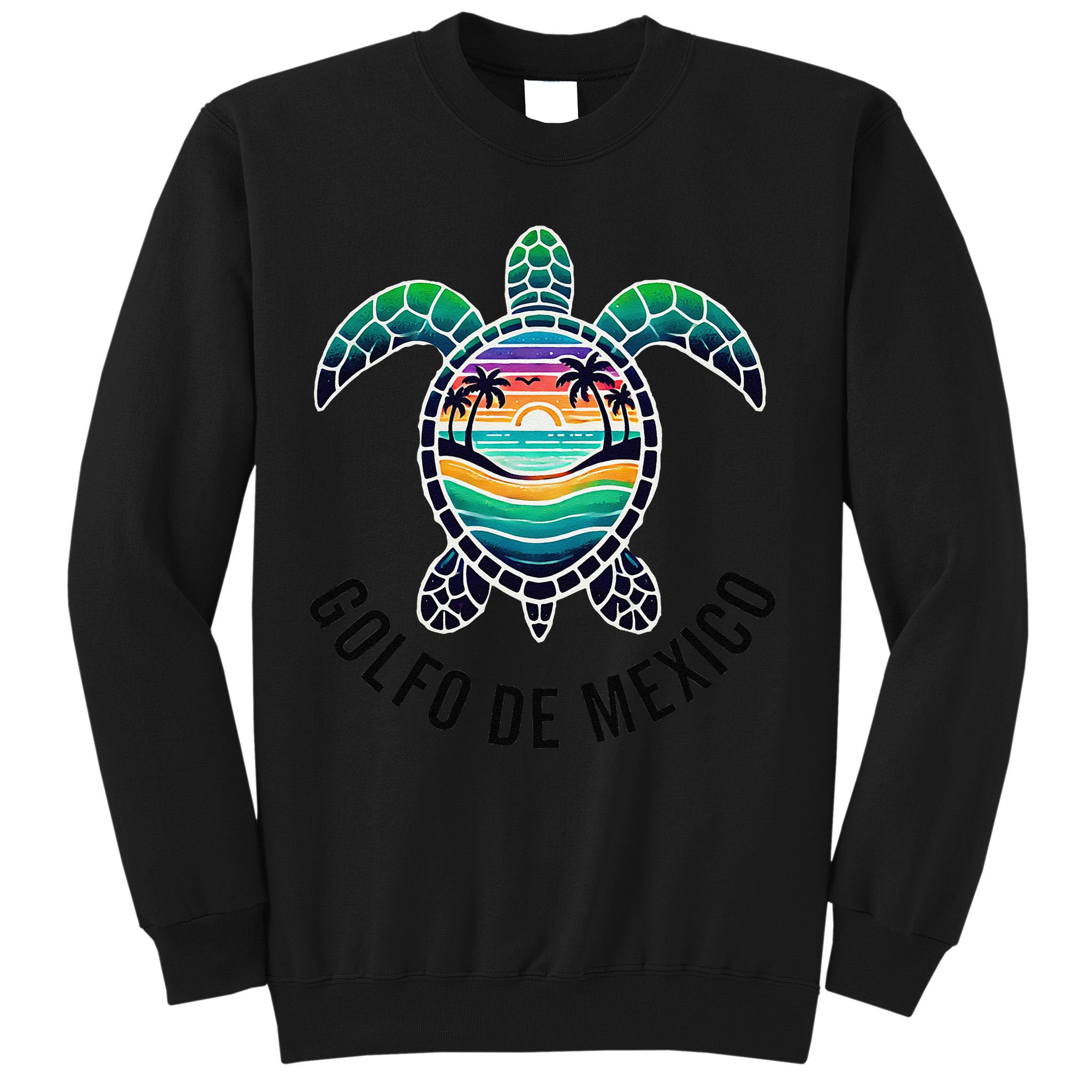 Golfo De Mexico Viva Mexico Gulf Of Mexico Souvenir Sweatshirt