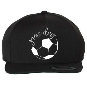 Game Day Mom Soccer Cute Gift Wool Snapback Cap