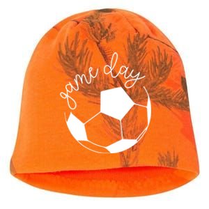 Game Day Mom Soccer Cute Gift Kati - Camo Knit Beanie