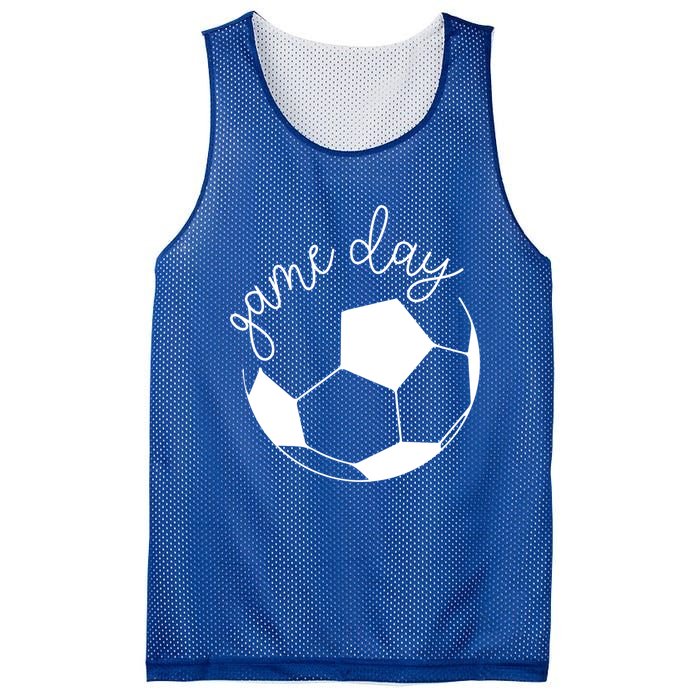 Game Day Mom Soccer Cute Gift Mesh Reversible Basketball Jersey Tank