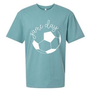 Game Day Mom Soccer Cute Gift Sueded Cloud Jersey T-Shirt