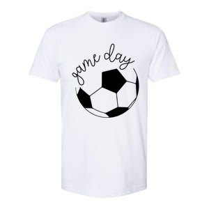 Game Day Mom Soccer Cute Gift Softstyle CVC T-Shirt