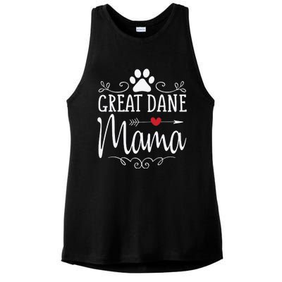 Great Dane Mama Great Dane Mama Ladies PosiCharge Tri-Blend Wicking Tank