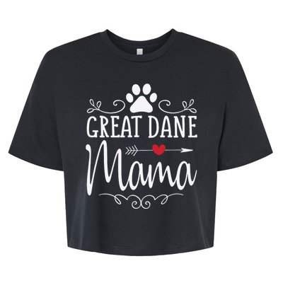 Great Dane Mama Great Dane Mama Bella+Canvas Jersey Crop Tee