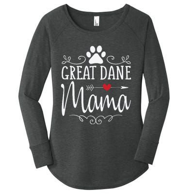 Great Dane Mama Great Dane Mama Women's Perfect Tri Tunic Long Sleeve Shirt