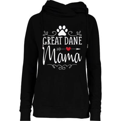 Great Dane Mama Great Dane Mama Womens Funnel Neck Pullover Hood