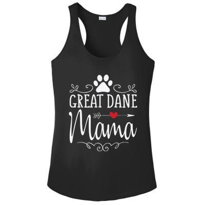 Great Dane Mama Great Dane Mama Ladies PosiCharge Competitor Racerback Tank