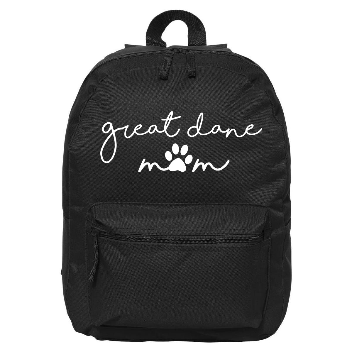 Great Dane Mom 16 in Basic Backpack