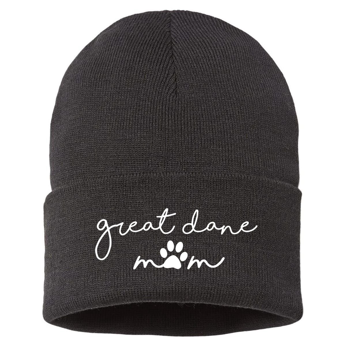 Great Dane Mom Sustainable Knit Beanie