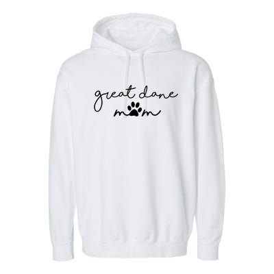 Great Dane Mom Garment-Dyed Fleece Hoodie