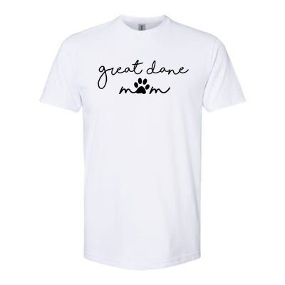 Great Dane Mom Softstyle CVC T-Shirt