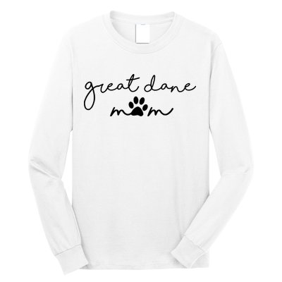 Great Dane Mom Long Sleeve Shirt