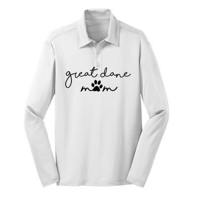 Great Dane Mom Silk Touch Performance Long Sleeve Polo