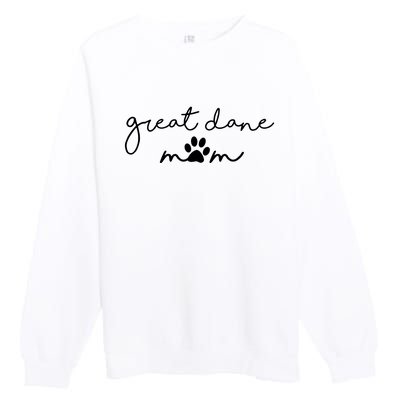 Great Dane Mom Premium Crewneck Sweatshirt